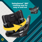 Turn and Go 360° ST Rotating All-in-One Convertible Car Seat - SafetySwivel 360 degree rotating seat for easy in and out