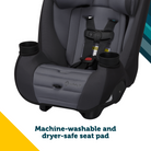 Ellaris™ Convertible Car Seat - machine-washable and dryer-safe seat pad