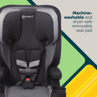 Boost-and-Go Essential 3-in-1 Booster Car Seat - machine-washable and dryer-safe removable seat pad
