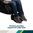 Grow and Go™ Extend 'n Ride LX All-in-One Convertible Car Seat - footrest provides support for older kids