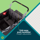 Summit Sprint Quad Wagon Stroller - fold-away push handlebar (height adjustable)