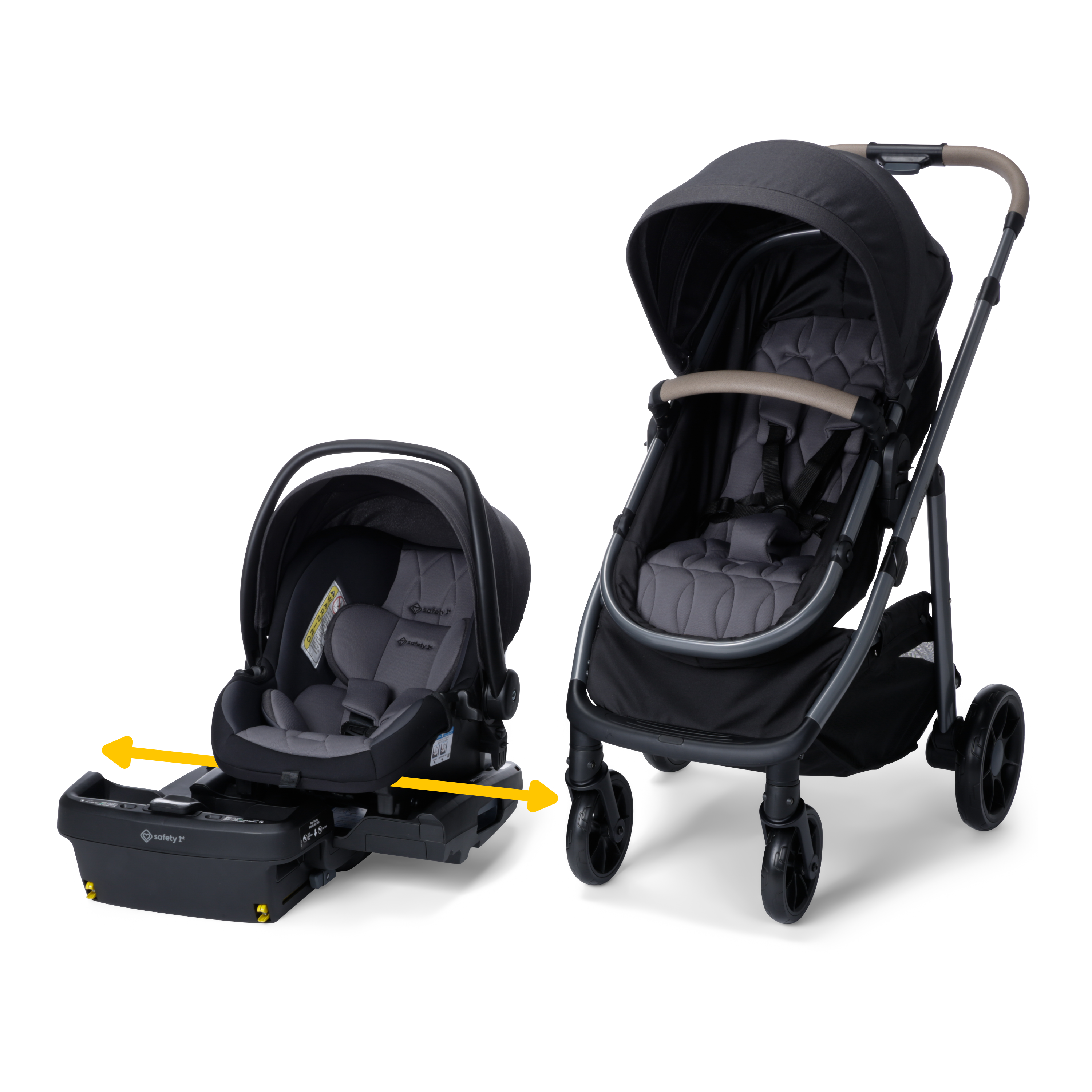 graco 10 in 1 stroller Safety 1st Open Box OnBoard Slide 6-in-1 Travel System with Safety Slide Base