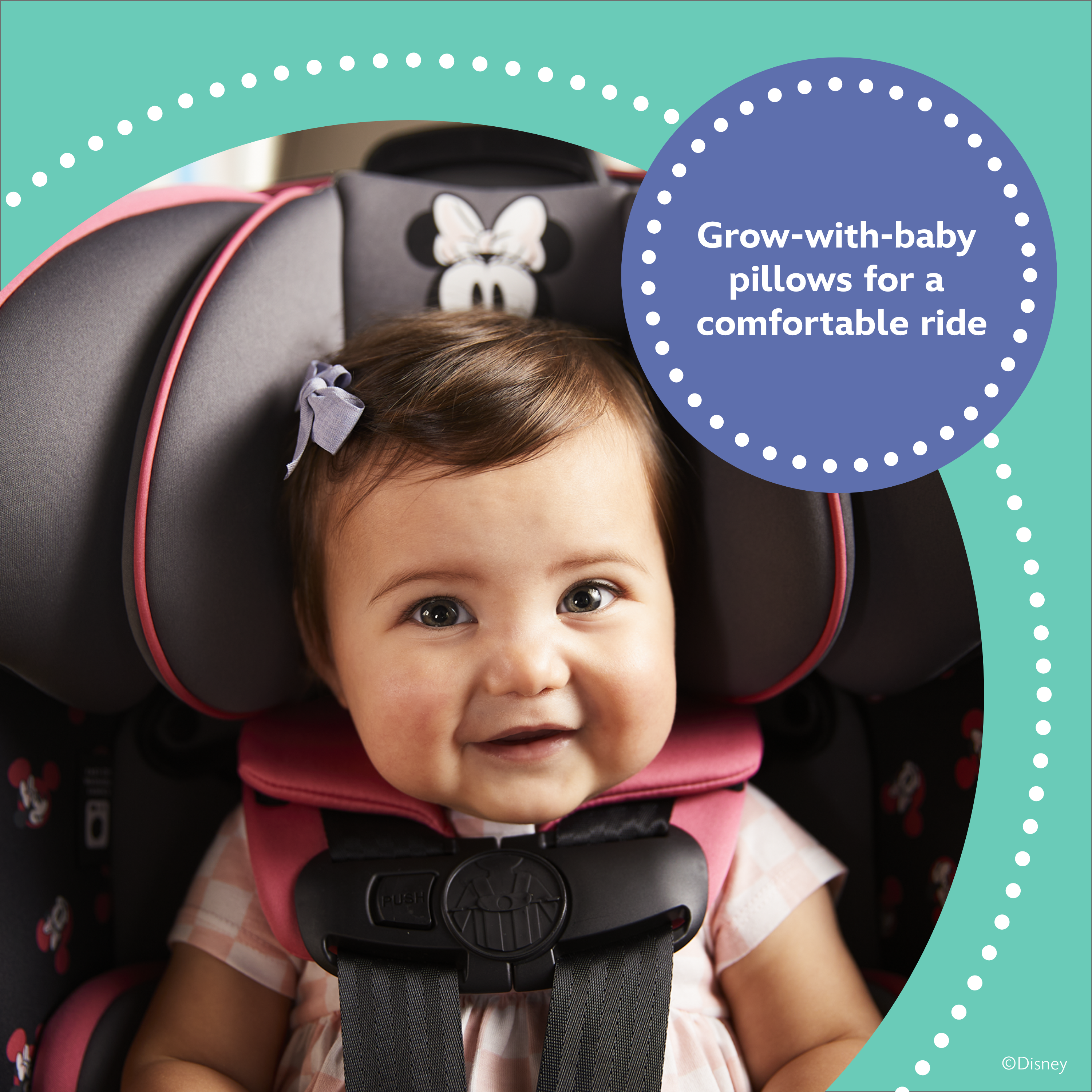 Disney Baby Grow and Go All-in-One Convertible Car Seat Mickey Sprinkle