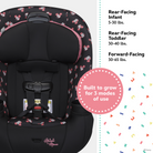 Disney Baby Ellaris™ Convertible Car Seat - rear-facing infant 5-30 lbs., rear-facing toddler 30-40 lbs., forward-facing 30-65 lbs.