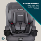 SlimRide 4-in-1 Convertible Car Seat - machine-washable, dryer-safe seat pad and infant inserts