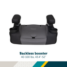 Comfort Ride™ 3-in-1 Booster Car Seat - backless booster 40-100 lbs., 43.4"-52"
