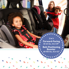 Disney Baby Finale 2-in-1 Booster Car Seat - 2 in 1: Forward-facing 30-65 lbs., 34.4-49"; Belt-Positioning Booster 40-100 lbs., 43.4-52"