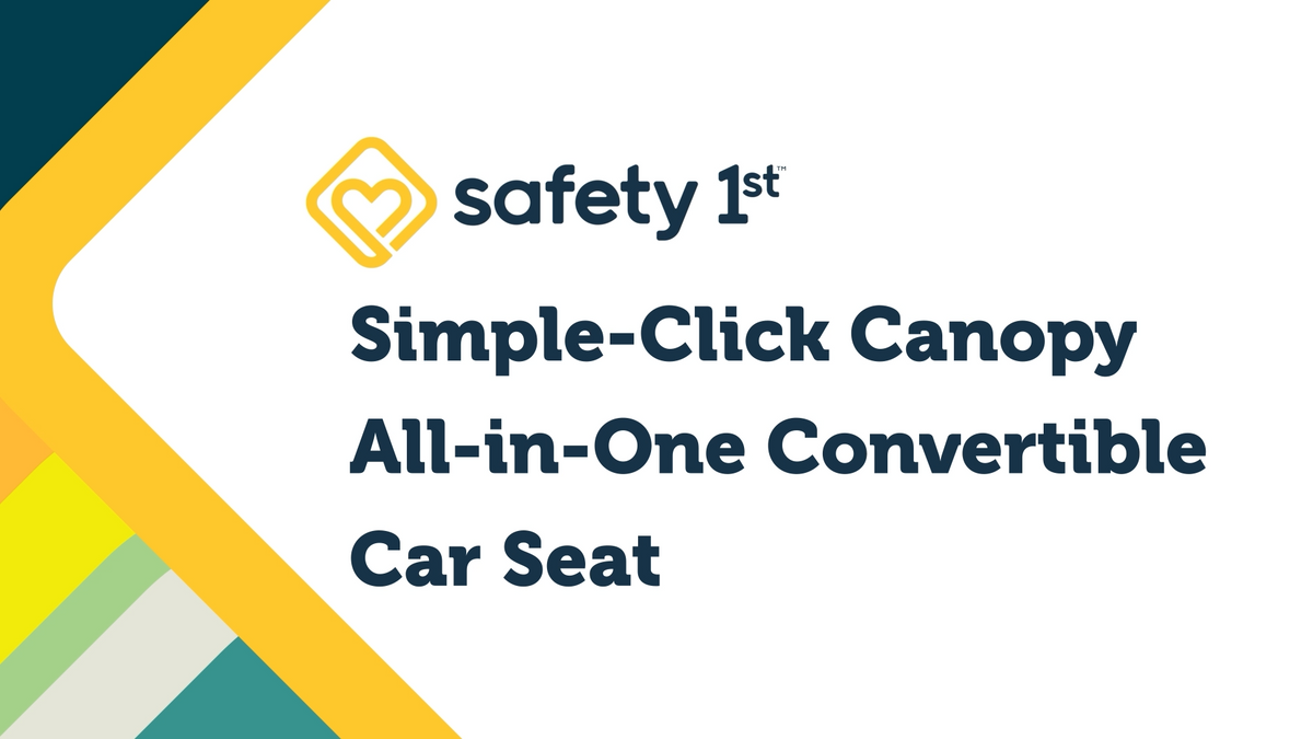 Simple-Click Canopy All-in-One Convertible Car Seat Product Features Video