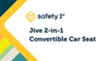 Jive 2-in-1 Convertible Car Seat video