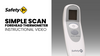 Simple Scan Forehead Thermometer video