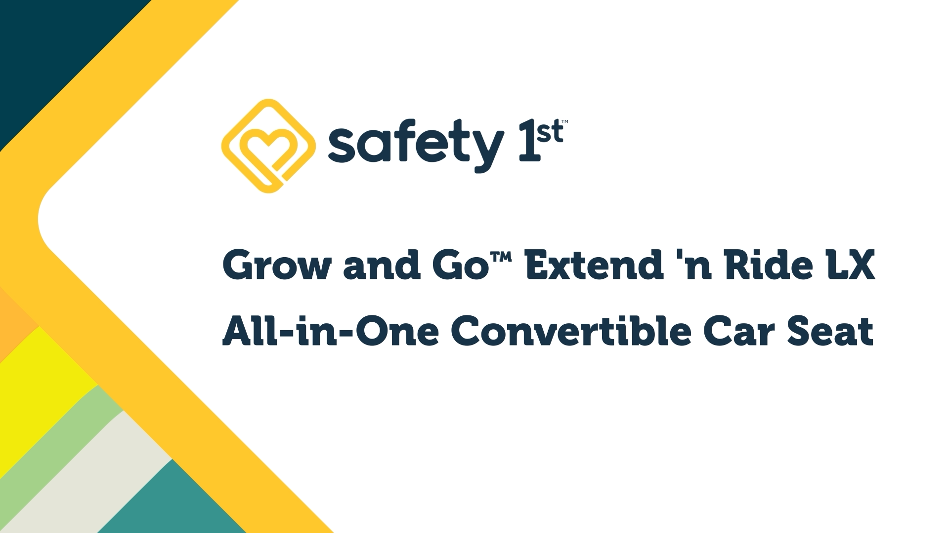 Grow and Go™ Extend 'n Ride LX All-in-One Convertible Car Seat video