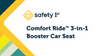 Comfort Ride 3-in-1 Booster Car Seat product features video