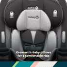 Crosstown DLX Convertible Car Seat - grow-with-baby pillows for a comfortable ride