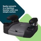 Comfort Ride™ 3-in-1 Booster Car Seat - easily converts to a backless booster with one simple motion