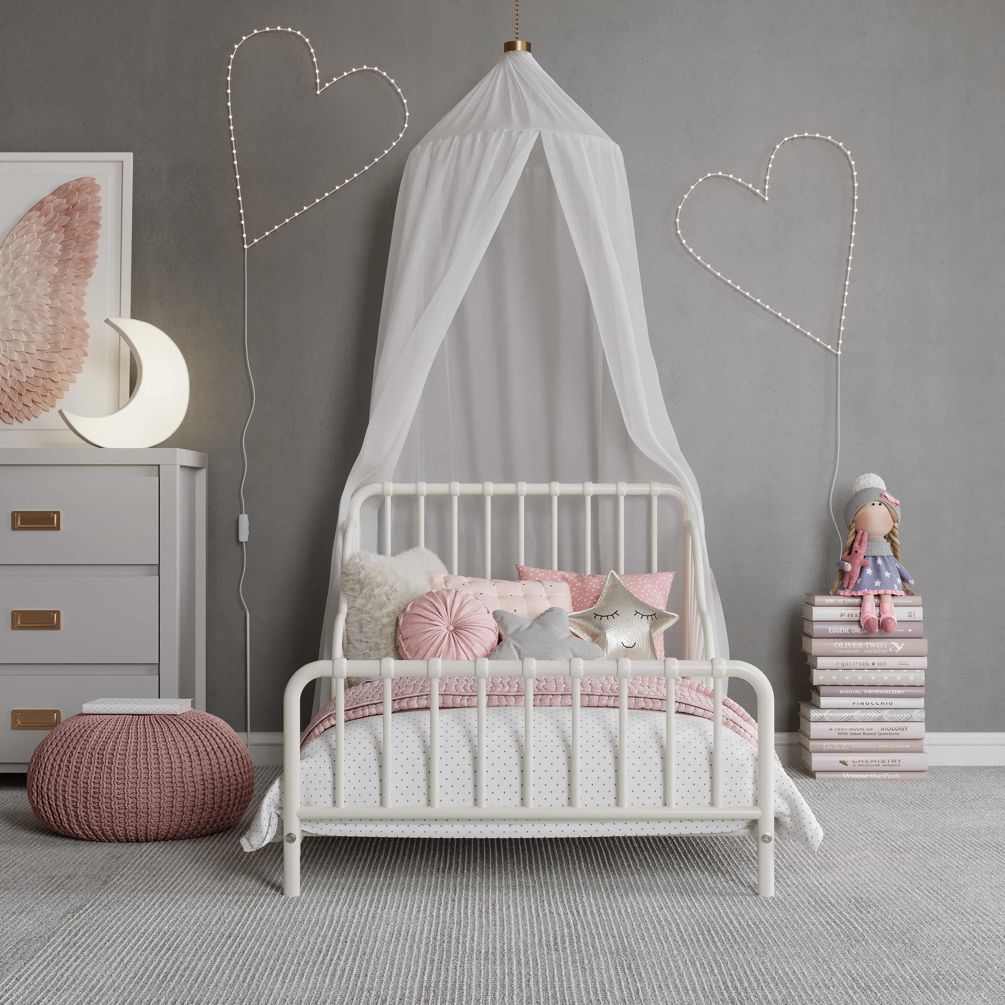 Little Seeds Quinn Whimsical Metal Toddler Bed – Safety 1st
