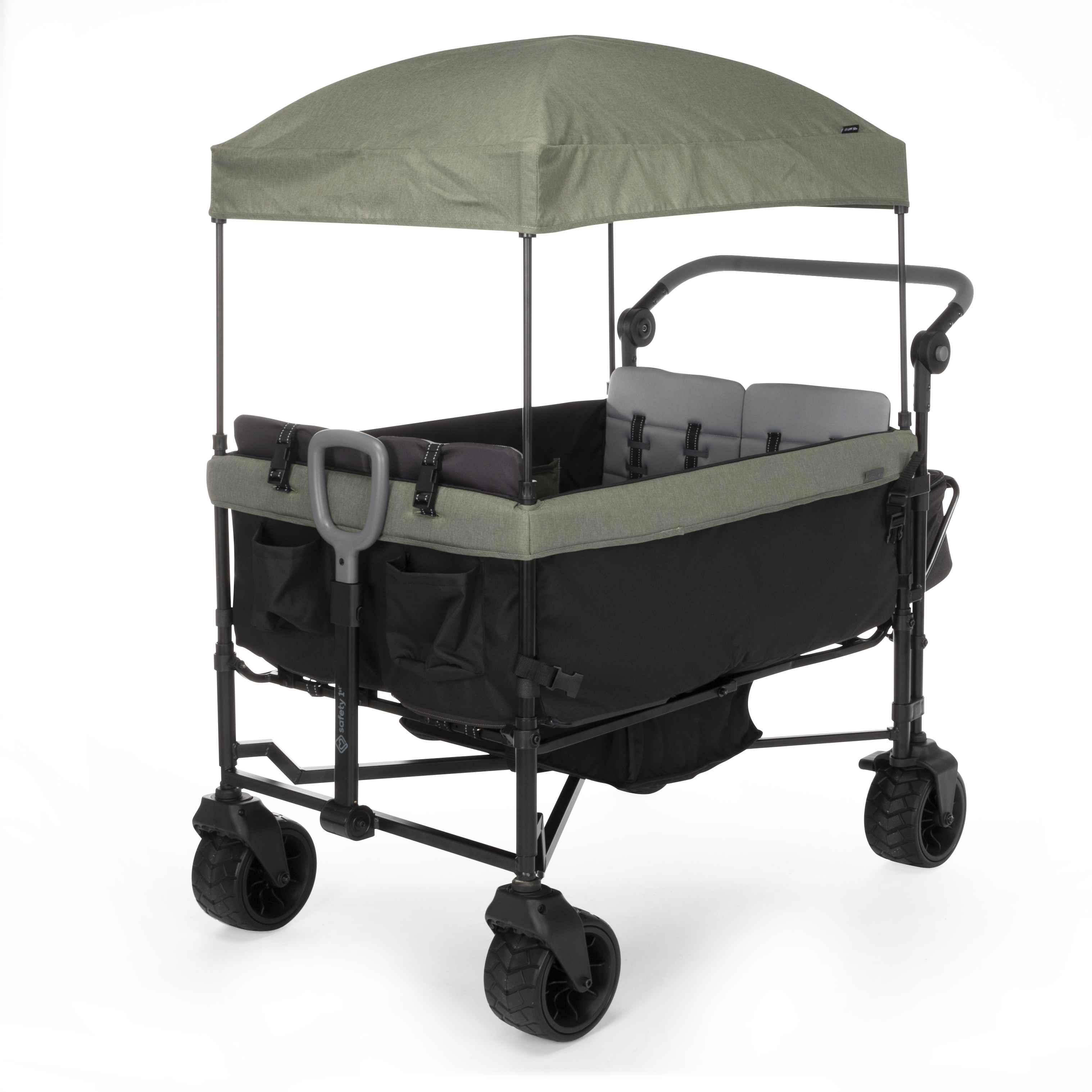 stroller wagon for newborn Safety 1st Summit Sprint Quad Wagon Stroller Olive Haze