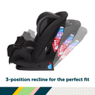 Grow and Go™ Sprint All-in-One Convertible Car Seat - 3-position recline for the perfect fit