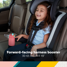 Boost-and-Go™ 3-in-1 Harness Booster Car Seat - forward-facing harness booster: 30-65 lbs., 34.4-49"