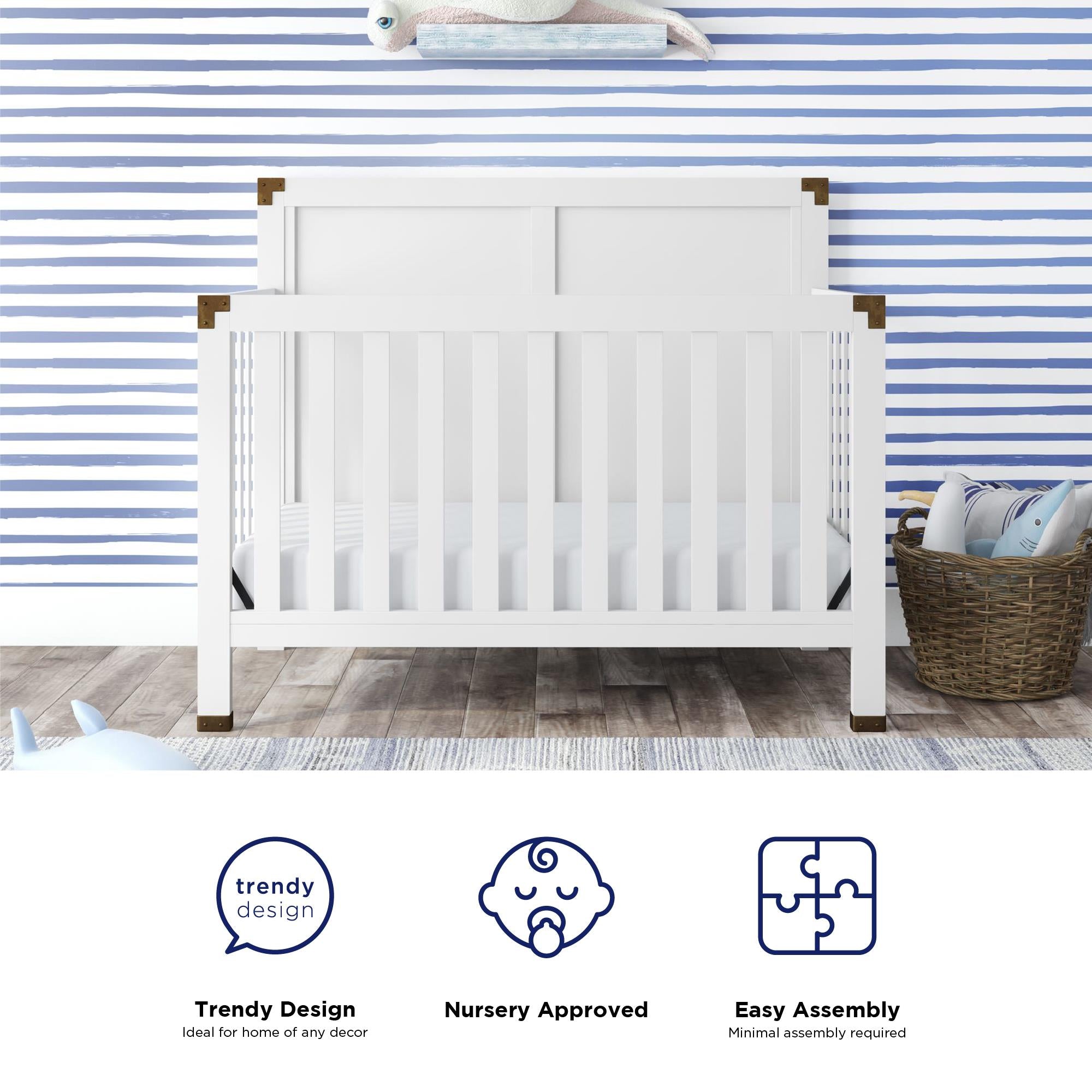 Baby Relax Miles 5-in-1 Convertible Crib – Safety 1st
