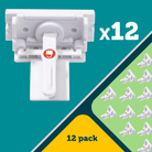 Secure-to-Explore Adhesive Locks (12 pack)