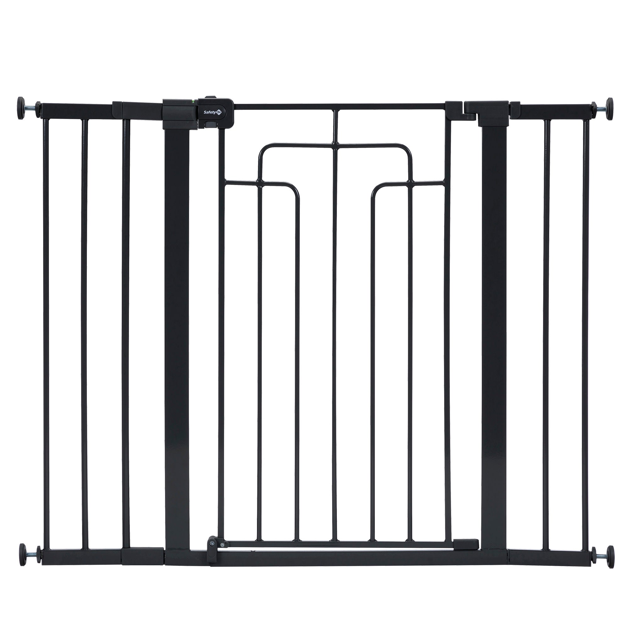 Contemporary Tall & Wide Gate with SecureTech - Black