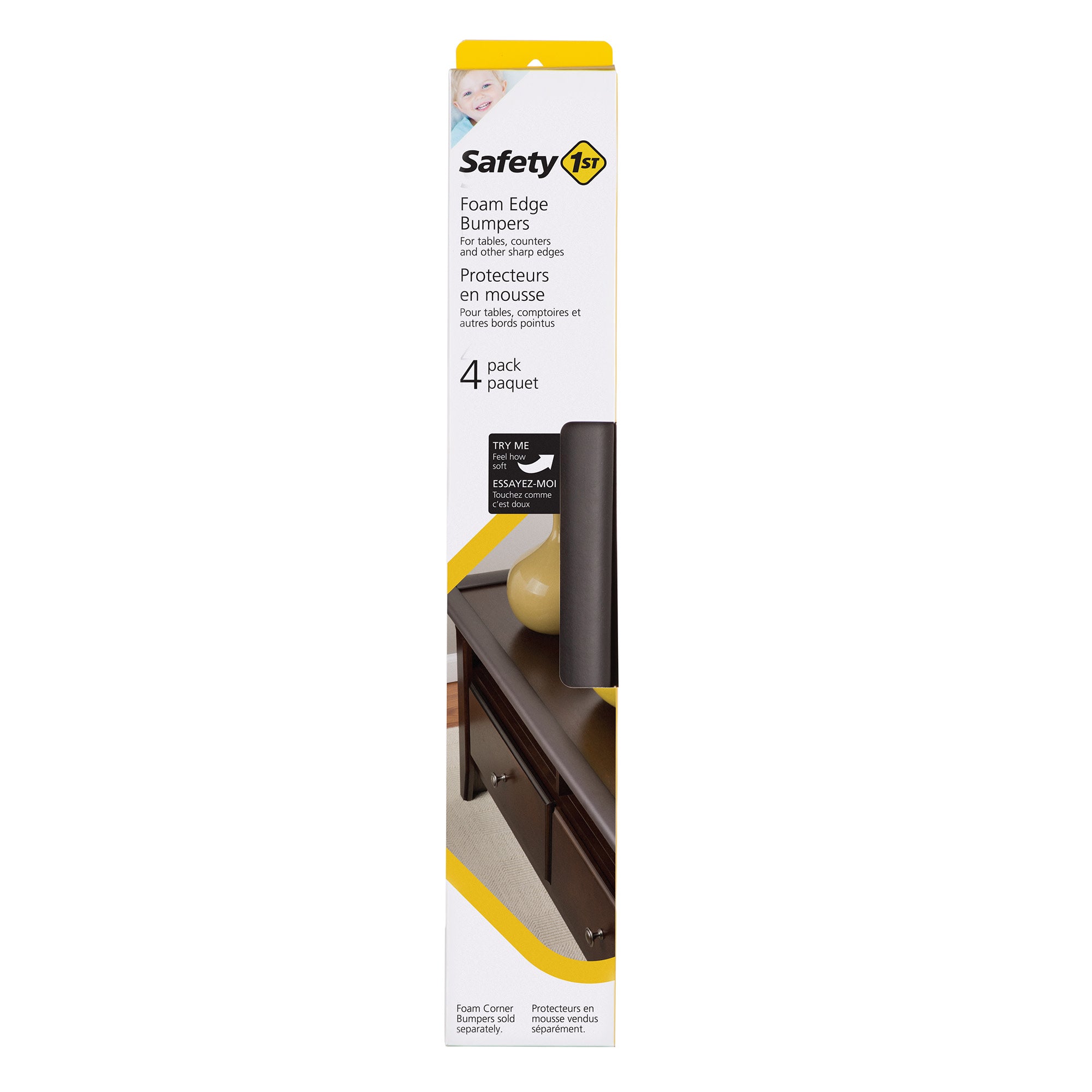 Safety 1st Brown Foam Foam Edge Bumpers 4 pk