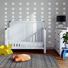 Baby Relax Miles Toddler Guardrail - White - shown on toddler bed