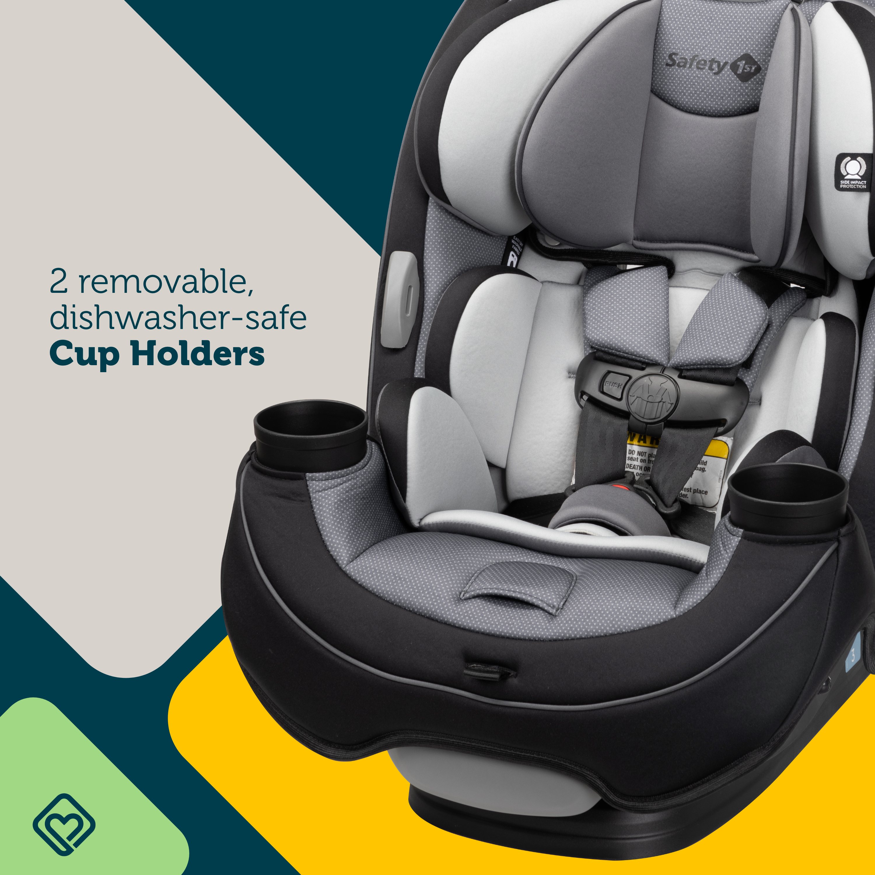 Safety 1st Grow and Go All in One Convertible Car Seat Carbon Ink
