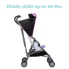 Disney Baby Character Umbrella Stroller - holds child up to 40 lbs.