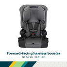 Comfort Ride™ 3-in-1 Booster Car Seat - forward-facing harness booster 30-65 lbs., 34.4"-49"
