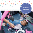 Disney Baby 3D Ultra Play Yard - full size bassinet