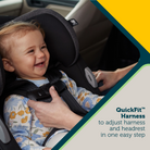 Grow and Go™ Sprint All-in-One Convertible Car Seat - quickfit harness to adjust harness and headrest in one easy step