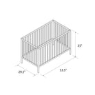 Baby Relax Ema 3-in-1 Convertible Crib - measurements