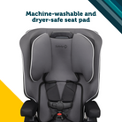 Comfort Ride™ 3-in-1 Booster Car Seat - machine-washable and dryer-safe seat pad