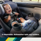 Ellaris™ Convertible Car Seat - 2 removable, dishwasher-safe cup holders