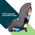 Jive 2-in-1 Convertible Car Seat - LATCH equipped and airplane-ready