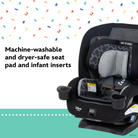 Disney Baby EverSlim 4-in-1 Convertible Car Seat - Machine-washable and dryer-safe seat pad and infant inserts